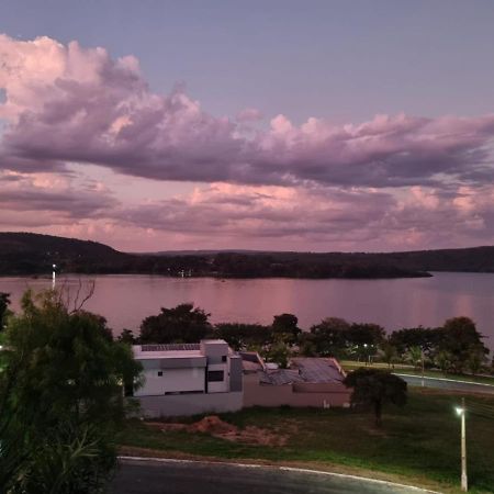 Enseada Nautico Apart Flat I Vista Para O Lago Corumba Caldas Novas Exteriér fotografie