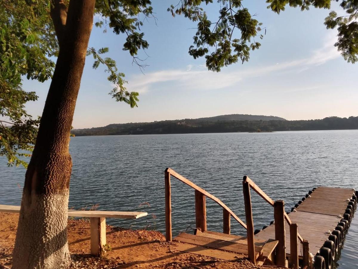 Enseada Nautico Apart Flat I Vista Para O Lago Corumba Caldas Novas Exteriér fotografie
