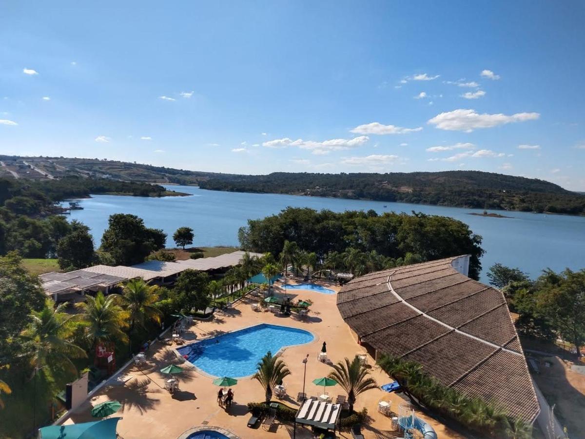 Enseada Nautico Apart Flat I Vista Para O Lago Corumba Caldas Novas Exteriér fotografie