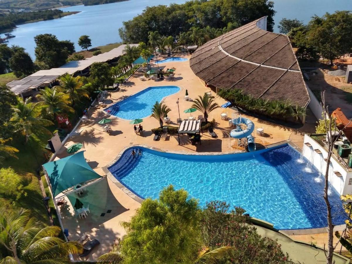 Enseada Nautico Apart Flat I Vista Para O Lago Corumba Caldas Novas Exteriér fotografie