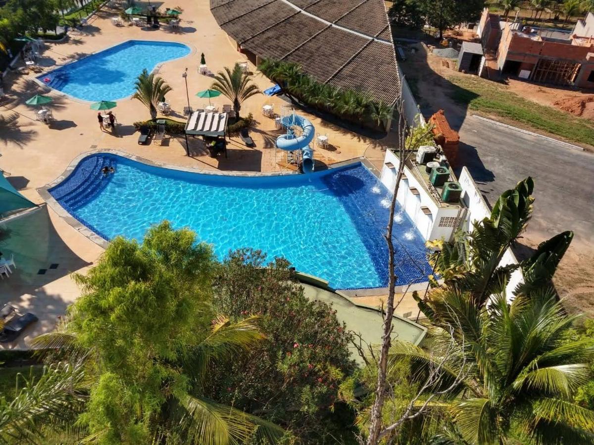 Enseada Nautico Apart Flat I Vista Para O Lago Corumba Caldas Novas Exteriér fotografie
