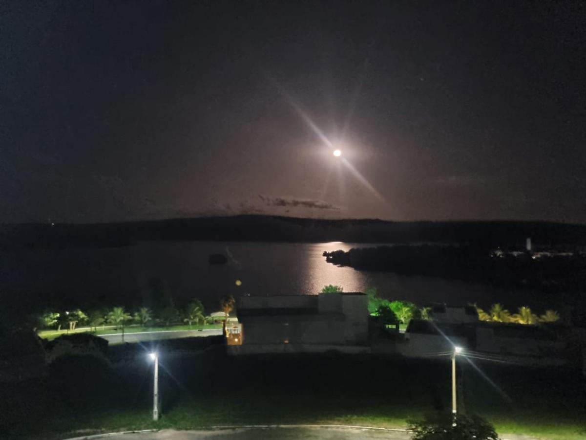 Enseada Nautico Apart Flat I Vista Para O Lago Corumba Caldas Novas Exteriér fotografie