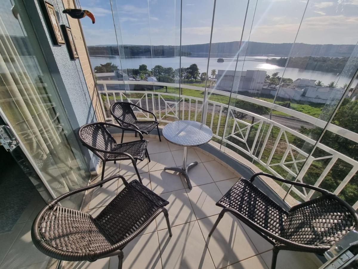 Enseada Nautico Apart Flat I Vista Para O Lago Corumba Caldas Novas Exteriér fotografie